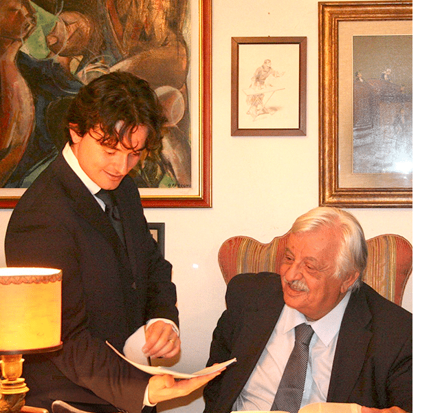 L’Avv. Jacopo Pepi e l’Avv. Giangualberto Pepi nello Studio